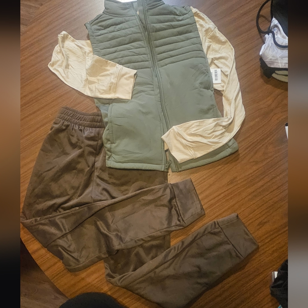 Layer 8 Olive Green Fleece Jacket